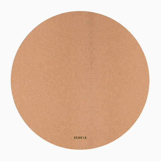 Essential Round Cork Yoga Mat | Multi-use | 53" dia - Best Life Apparel