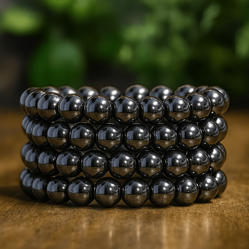 Grounding & Anxiety Relief Bracelet for Women — Hematite Crystal | Focus & Calm - Best Life Apparel