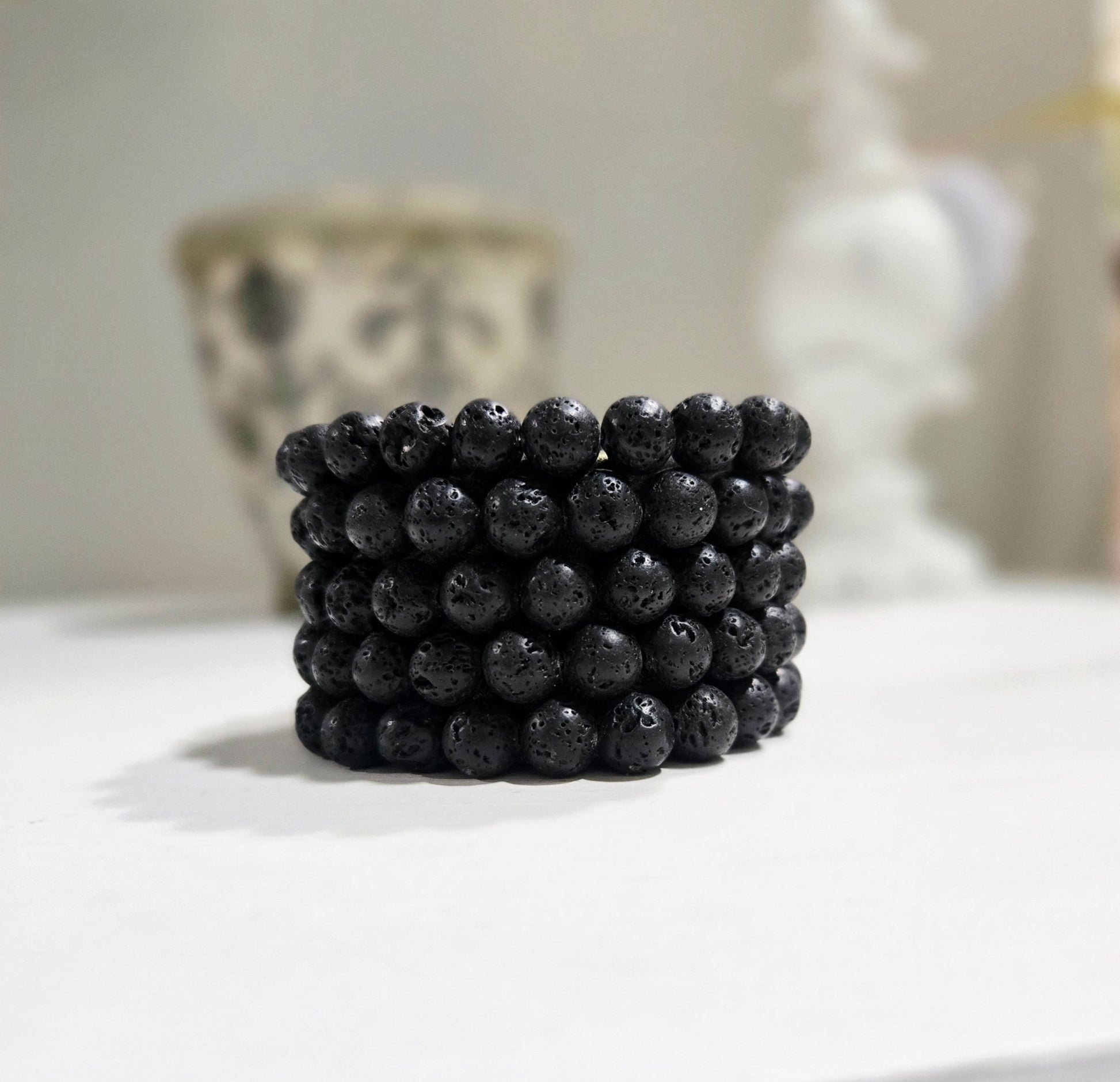 Grounding & Strength Bracelet for Women — Lava Stone | Aromatherapy Diffuser Bracelet - Best Life Apparel