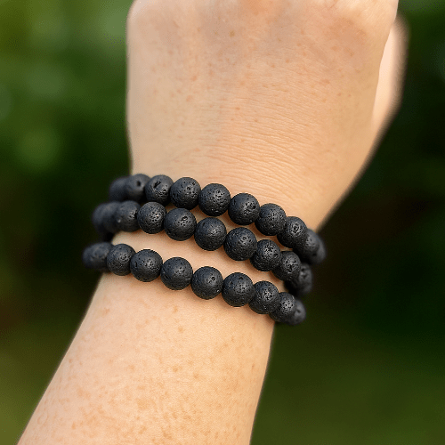 Grounding & Strength Bracelet for Women — Lava Stone | Aromatherapy Diffuser Bracelet - Best Life Apparel