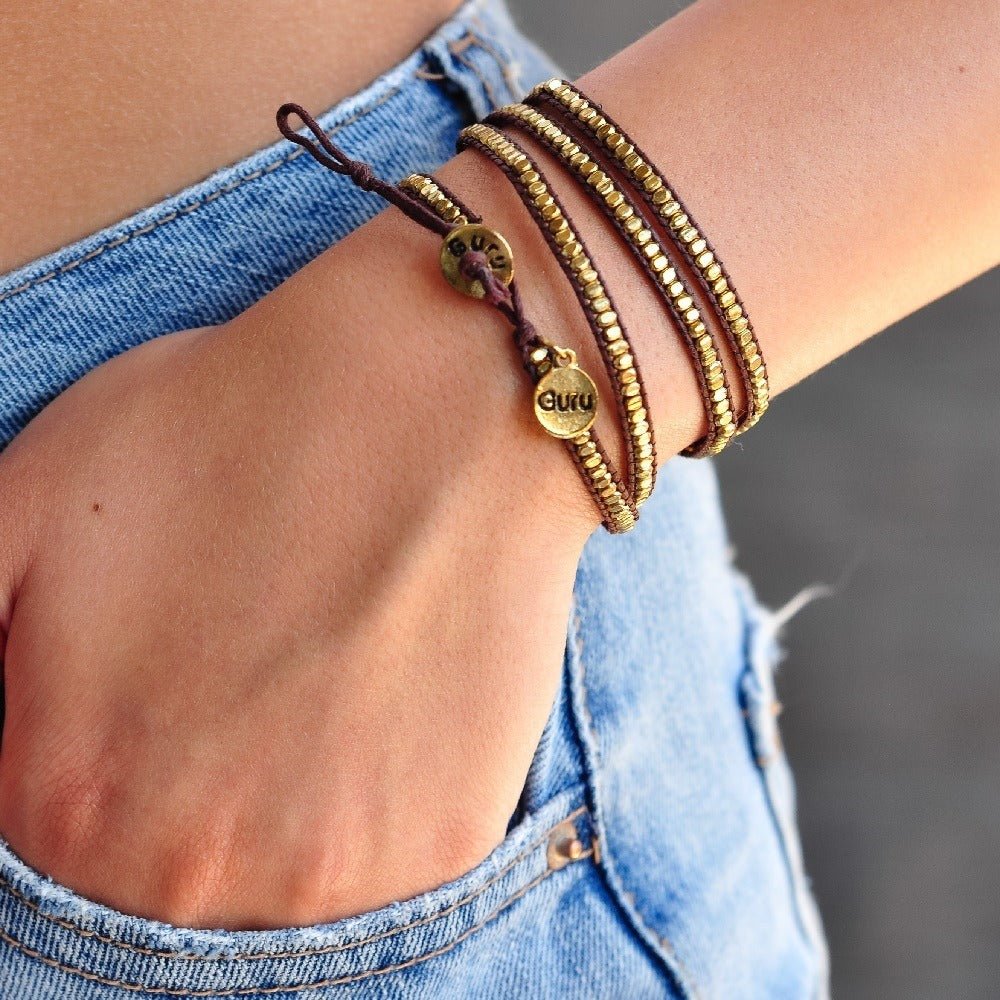 Handcrafted Double Wrap Bracelet - Made in India - Best Life Apparel