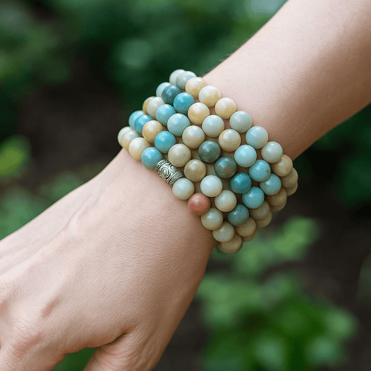 Harmony & Calm Bracelet for Women — Flower Amazonite Crystal | Balance & Inner Peace - Best Life Apparel