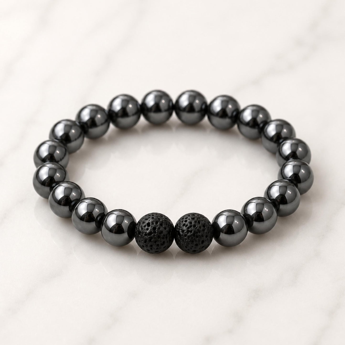Hematite Crystal Chip Bracelet | Grounding & Protection Healing Jewelry - Best Life Apparel
