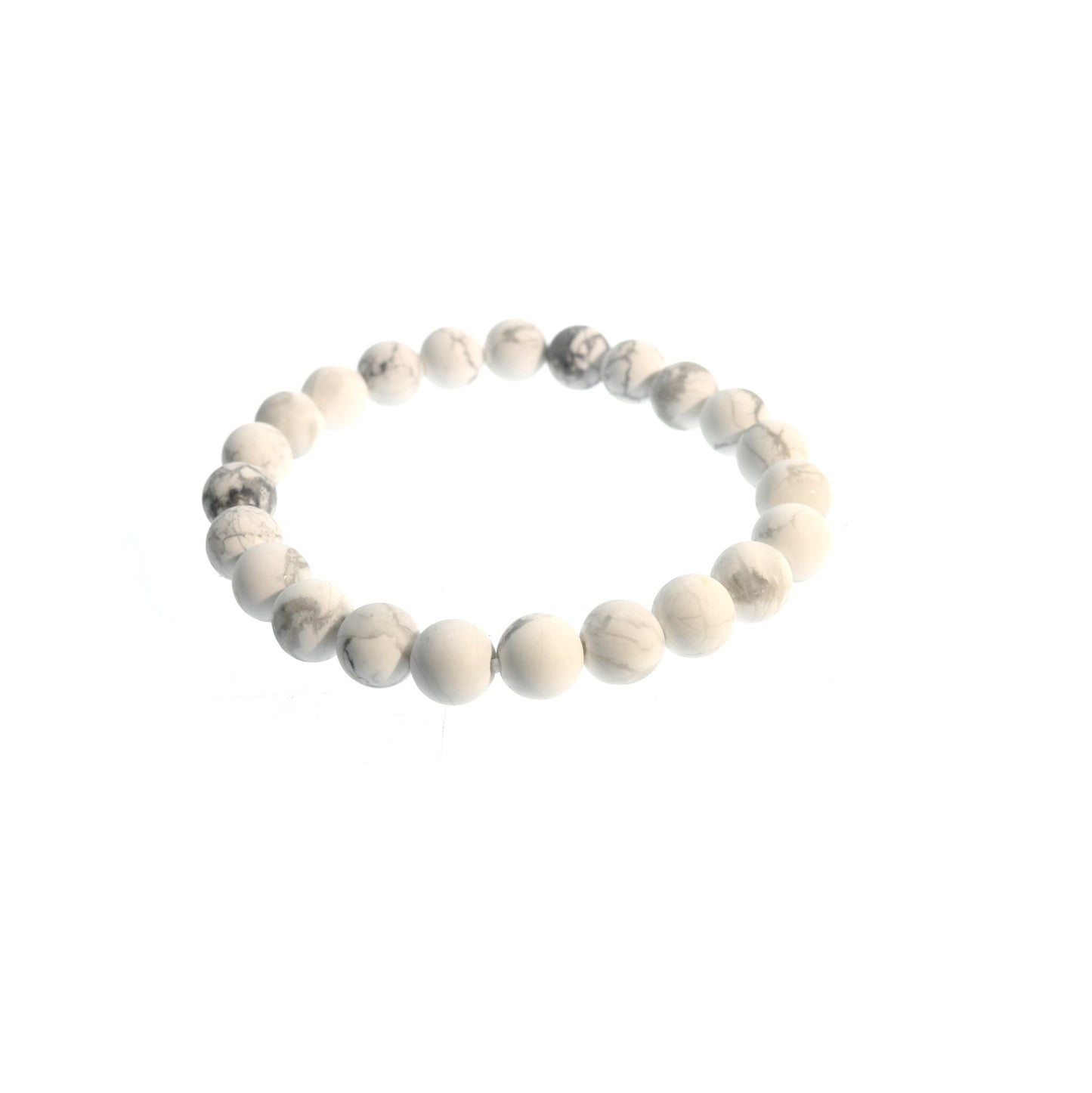 Howlite White Bead Bracelet - Best Life Apparel