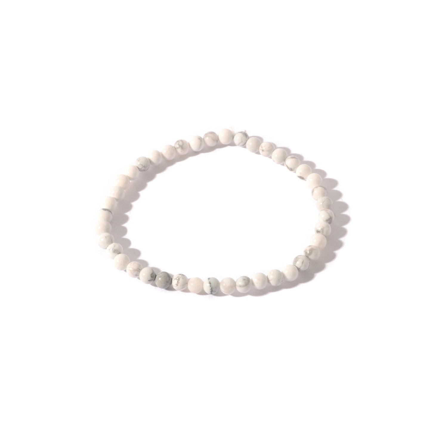 Howlite White Bead Bracelet - Best Life Apparel