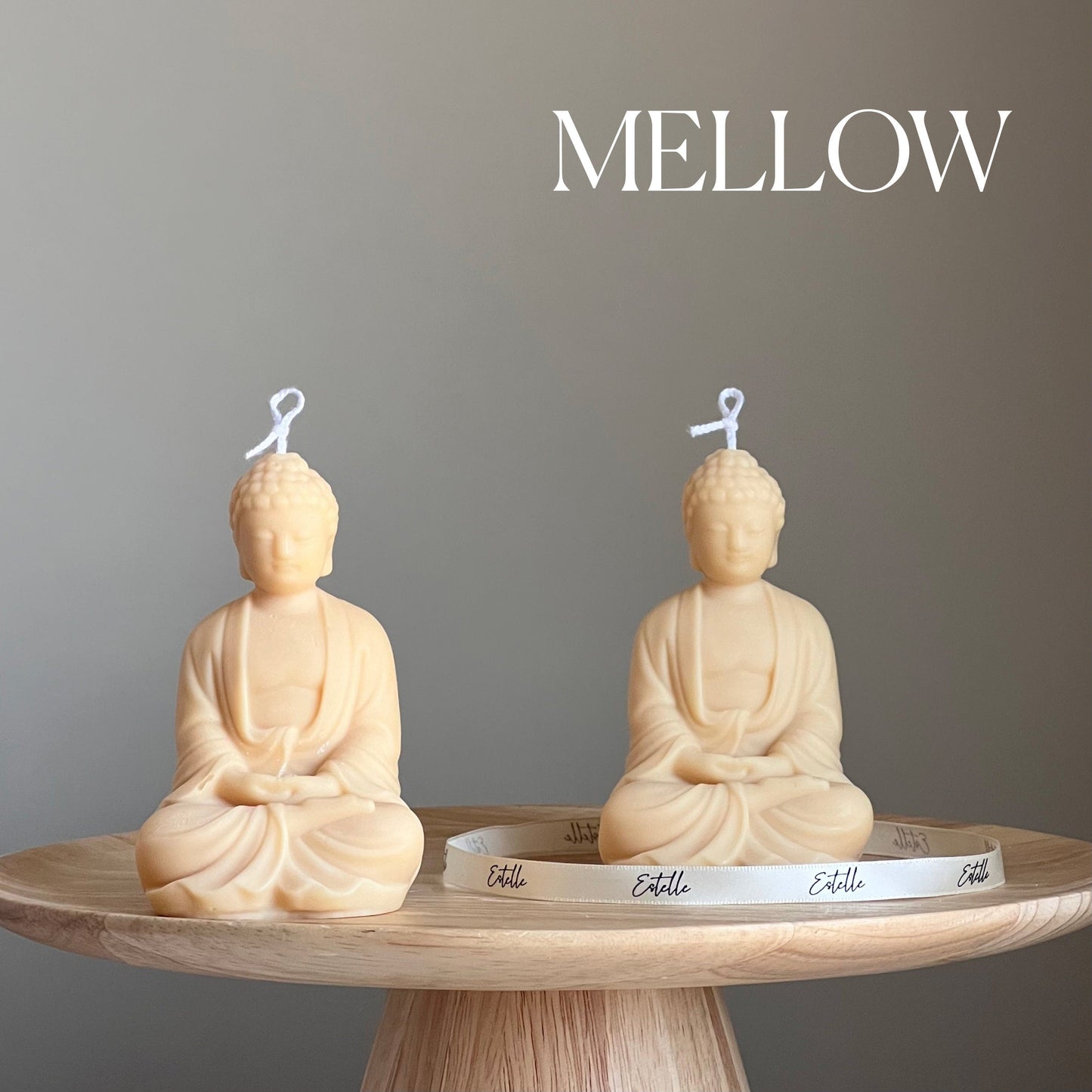Buddha soy candle in mellow