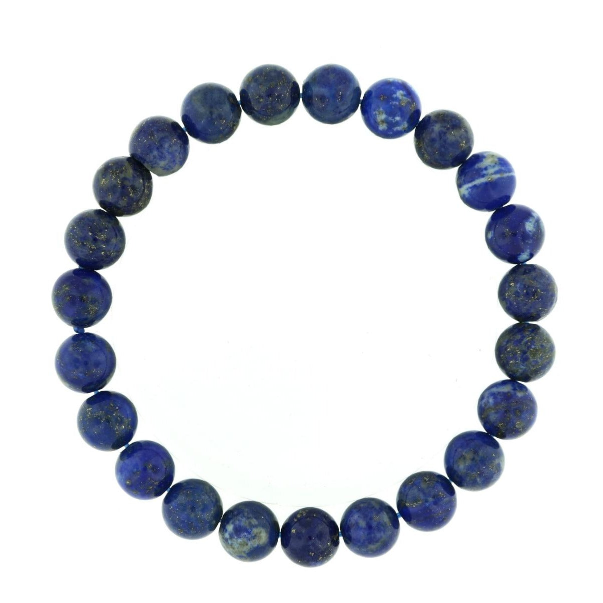Lapis lazuli crystal bracelet for inner wisdom, clarity and self-expression
