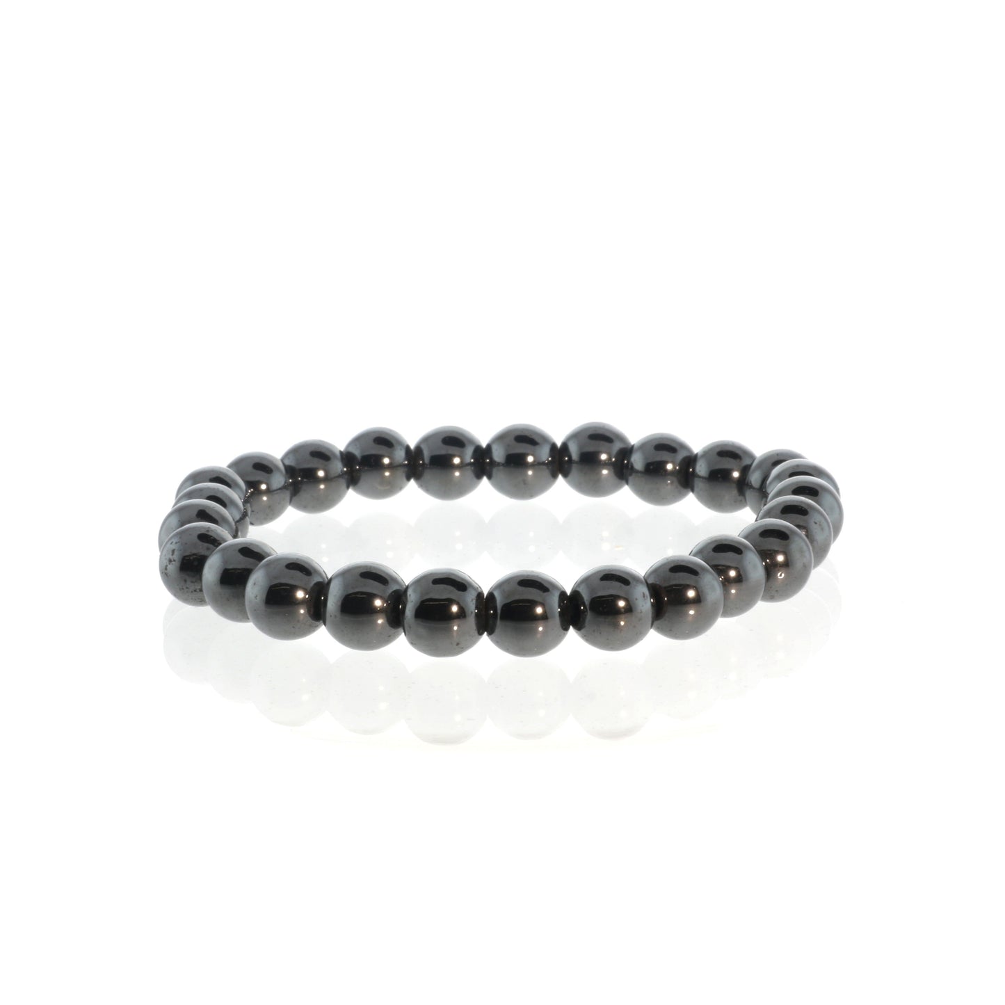 Natural hematite bracelet for root chakra activation and stability