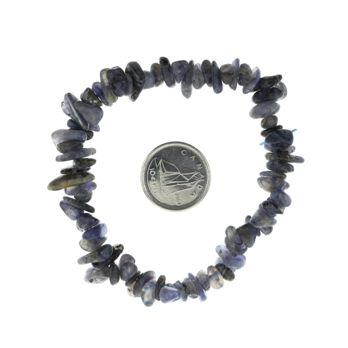 Third eye chakra iolite bracelet for clarity and self-discovery
