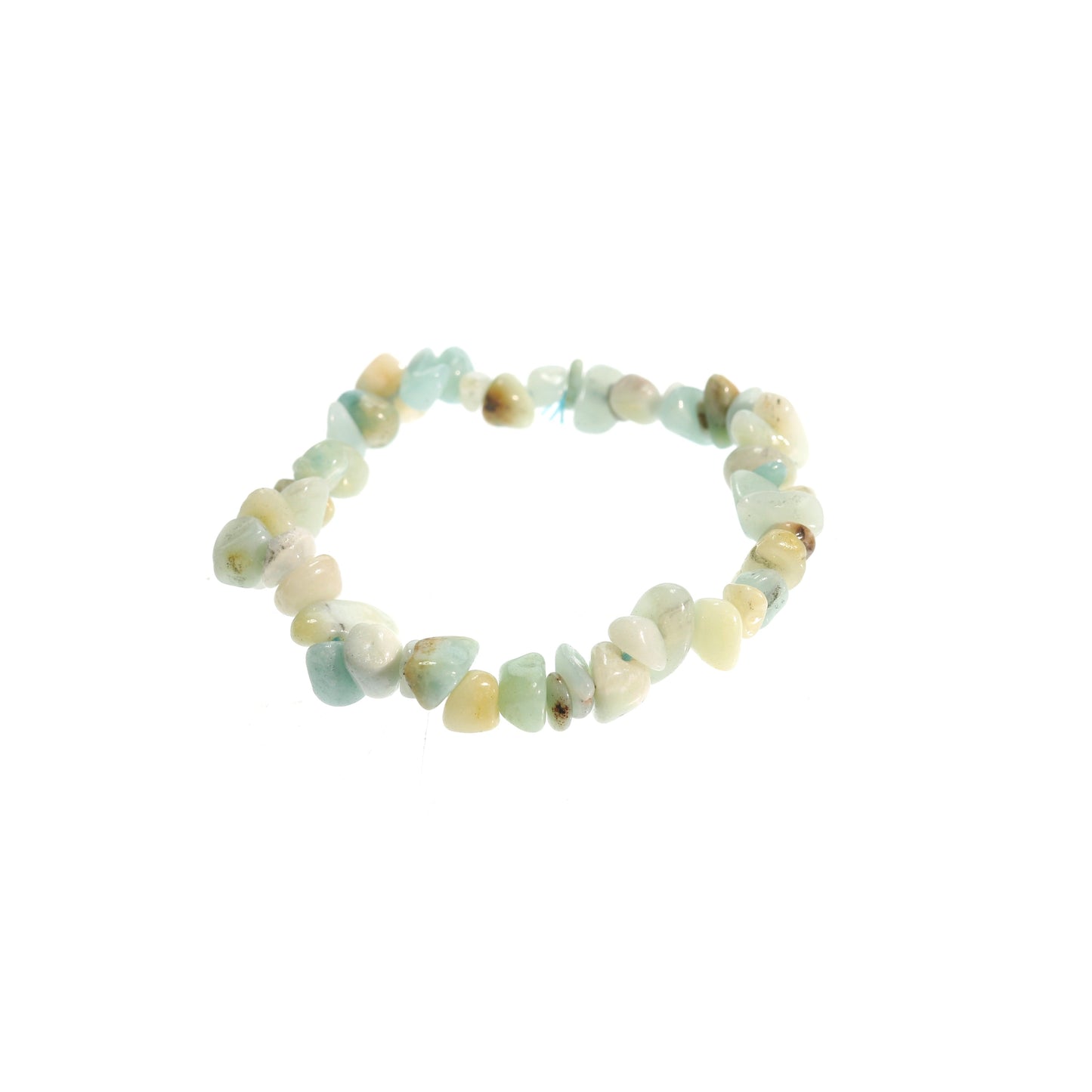 Natural amazonite bead bracelet for hope, abundance and positive energy