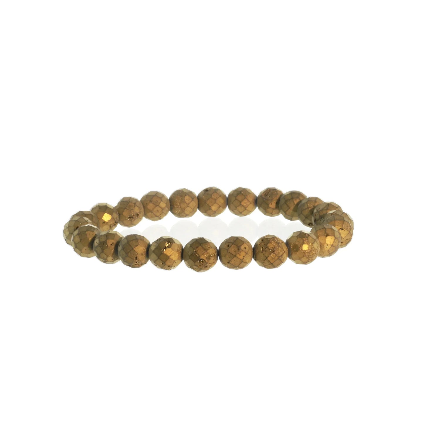 Natural druzy agate bead bracelet for harmony and spiritual growth gold