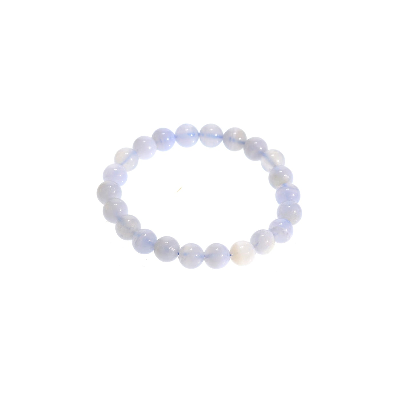 Soothing and communication-enhancing blue lace agate bracelet