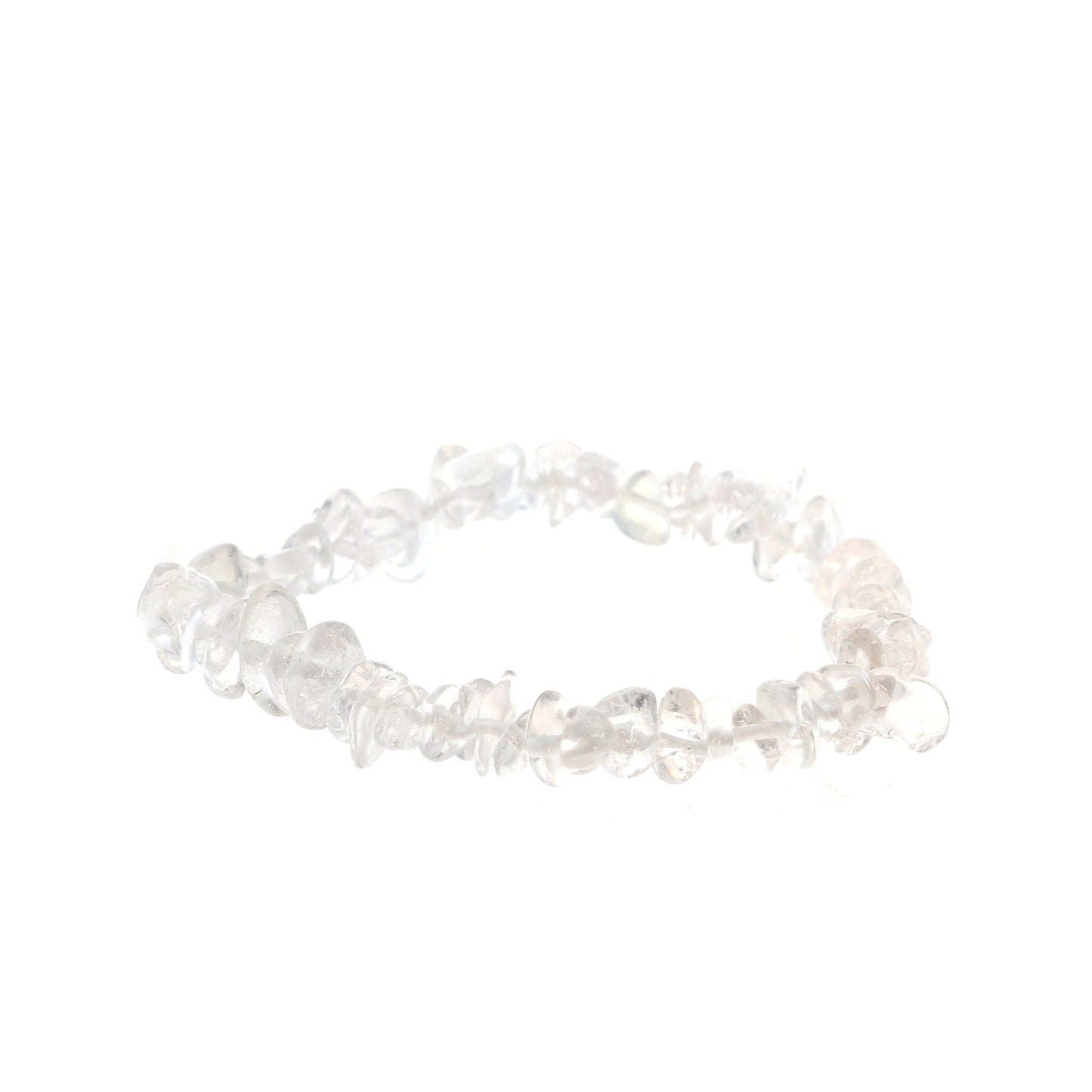 Natural clear quartz bracelet for manifestation and intention setting