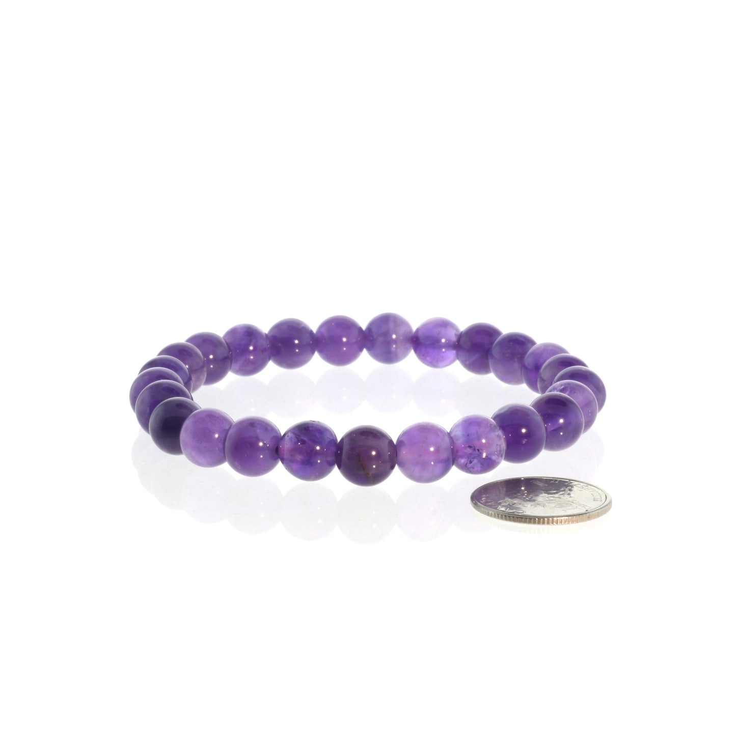 Crown chakra amethyst bracelet for spiritual awareness and clarity