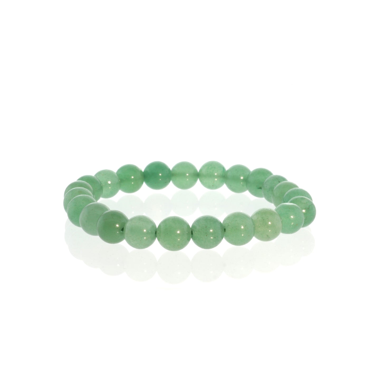Green aventurine crystal bracelet for prosperity, growth and positive energy