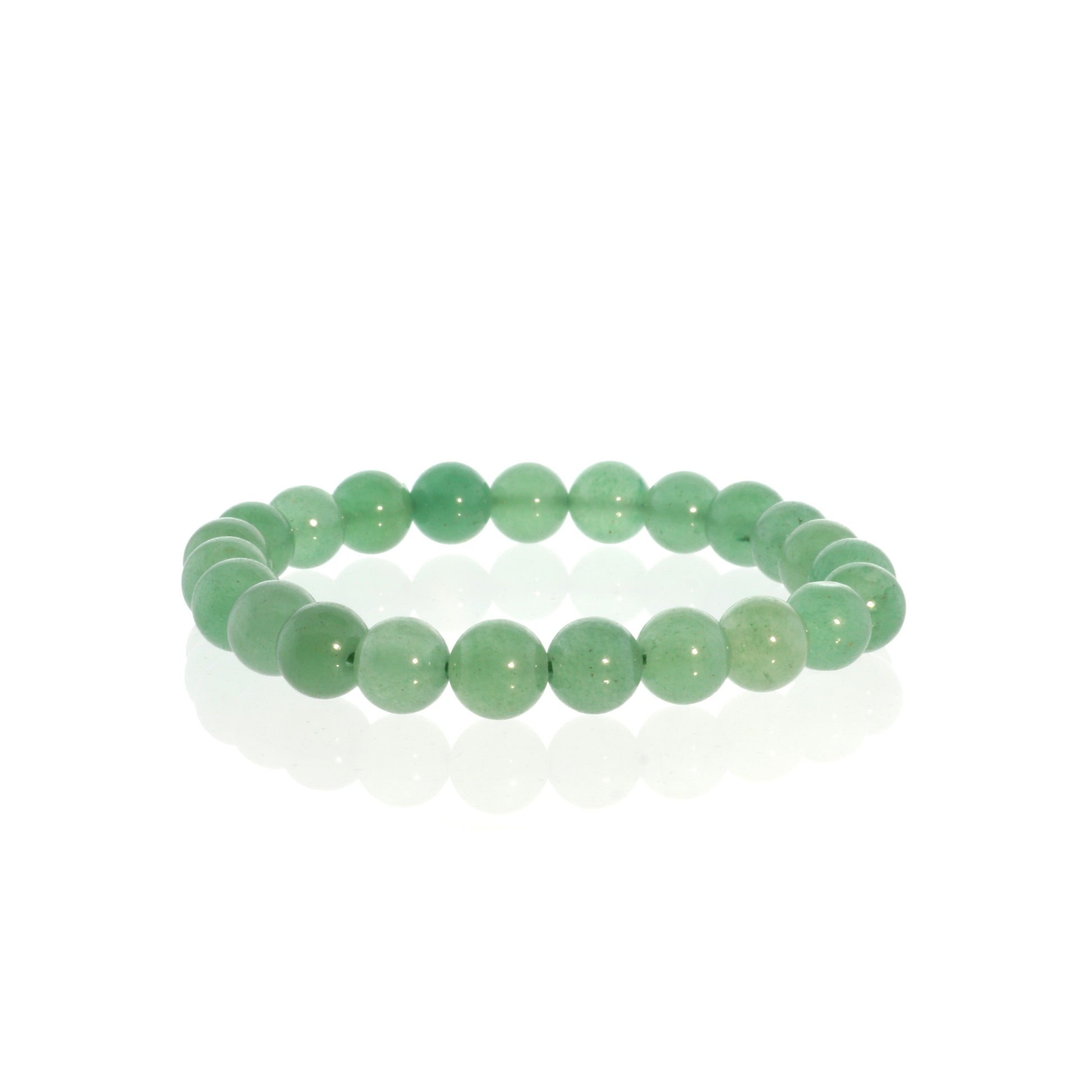 Green aventurine crystal bracelet for prosperity, growth and positive energy