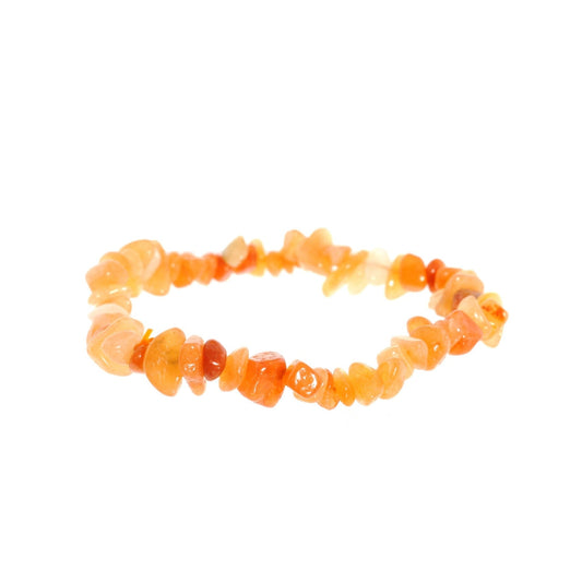 Energizing and manifestation-boosting red aventurine chip bracelet