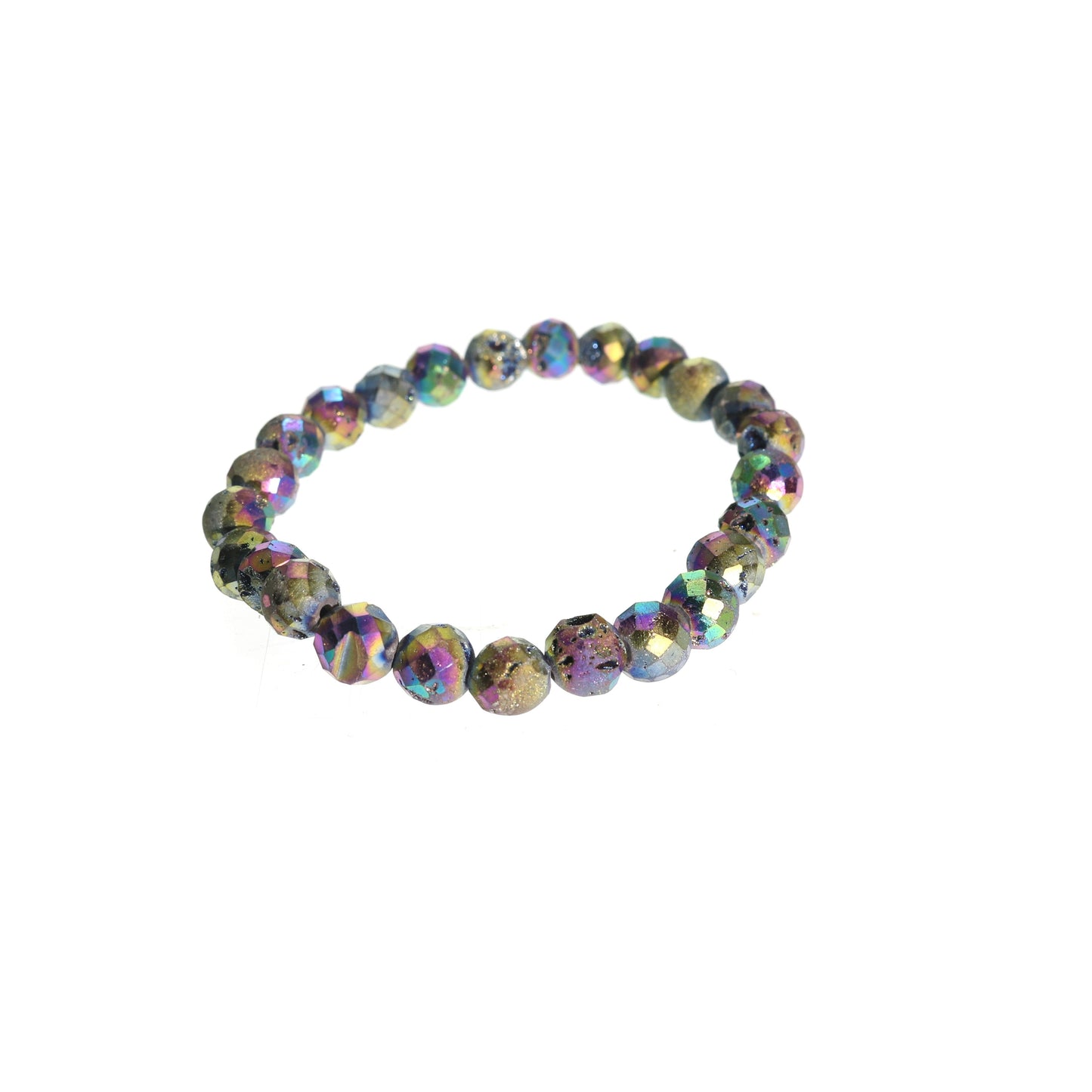 Druzy agate healing bracelet for self-confidence and emotional strength