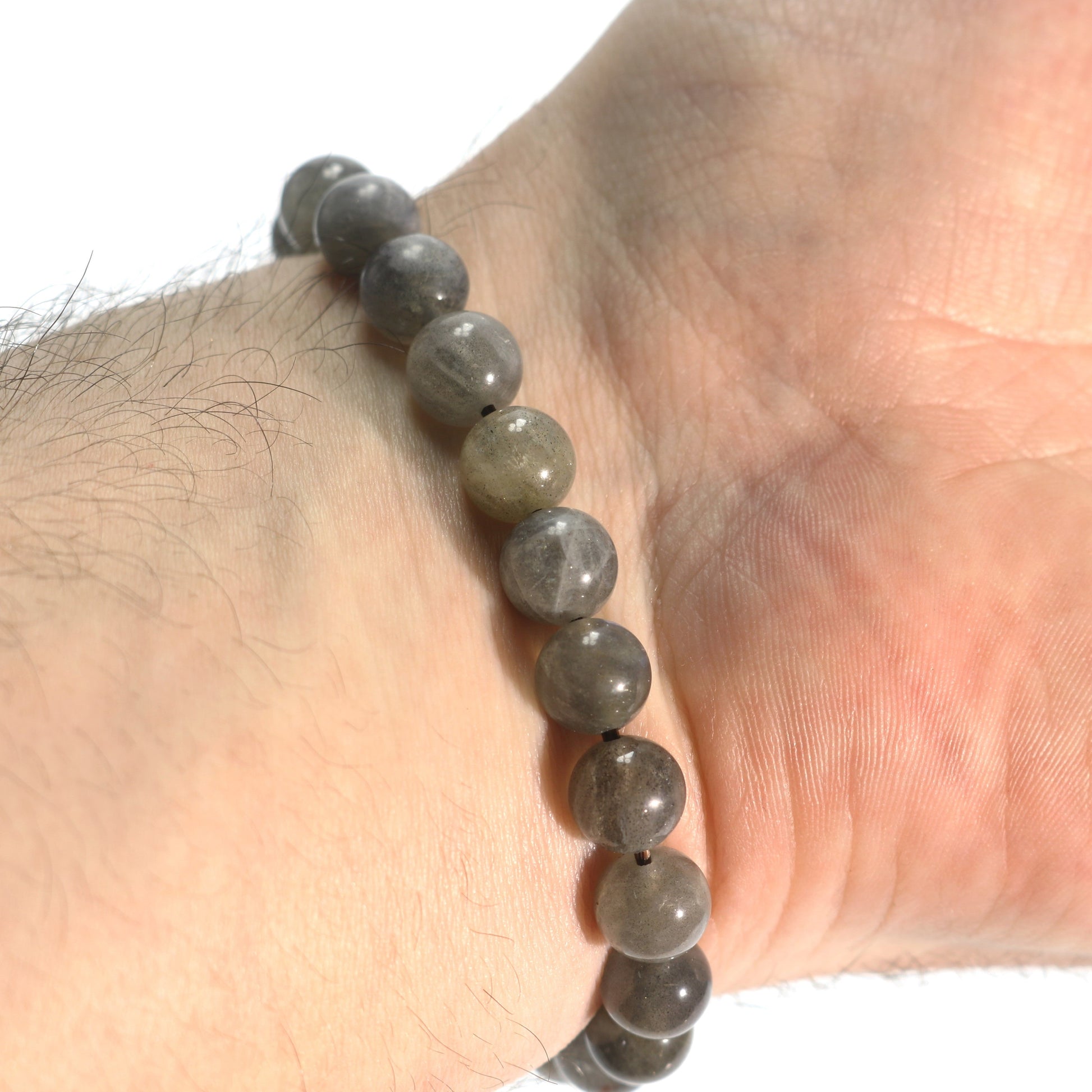 Natural labradorite healing bracelet for protection and inner strength