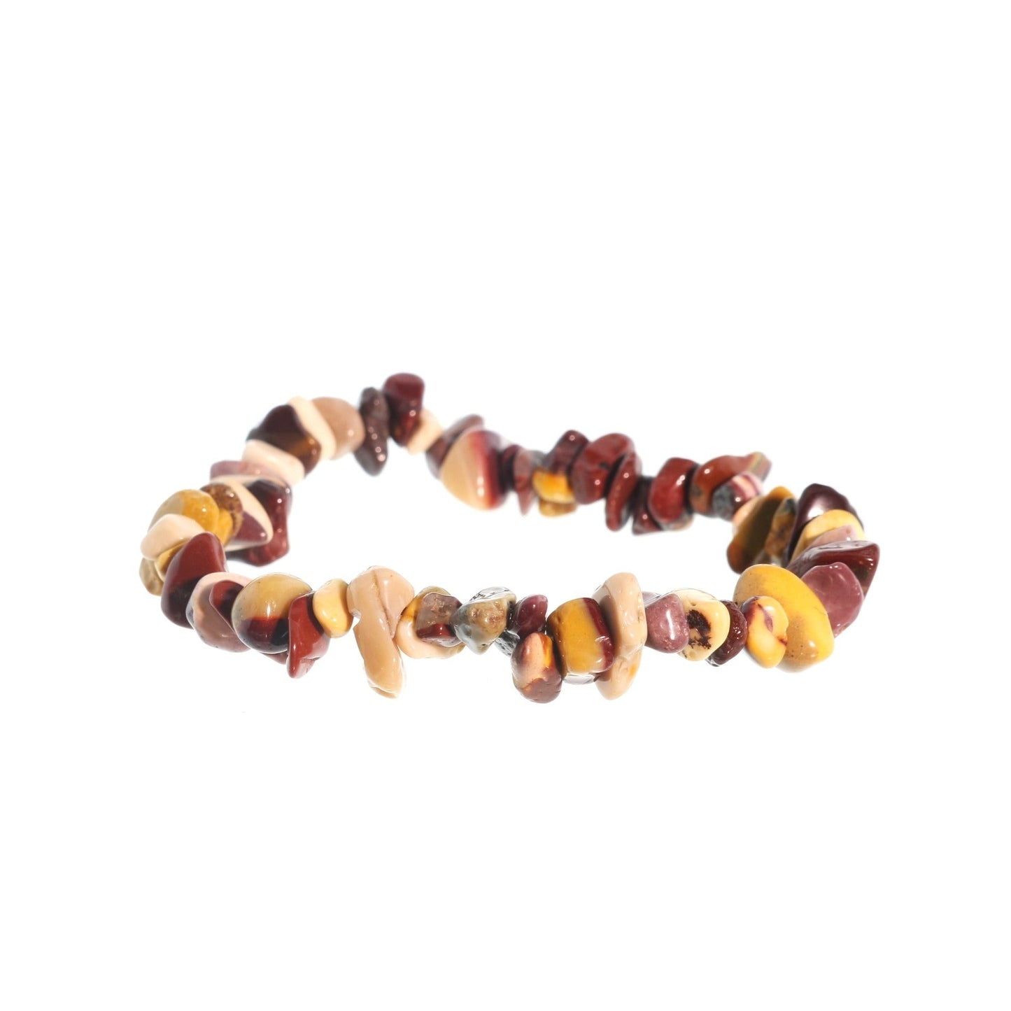 Earthy mookaite jasper bracelet for grounding and positive energy
