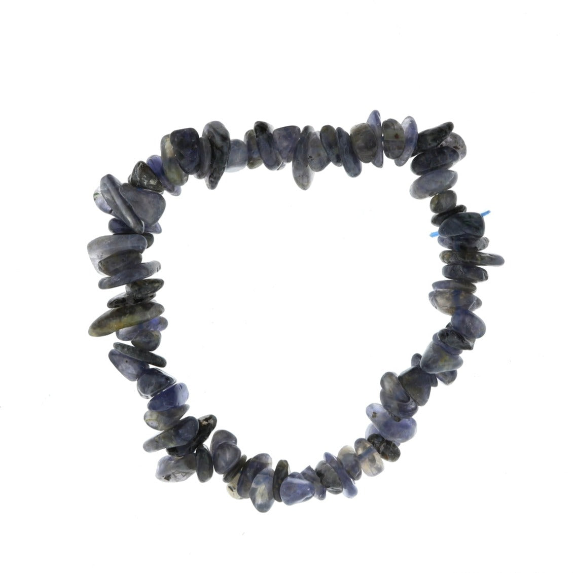 Iolite crystal bracelet for inner guidance and spiritual awareness