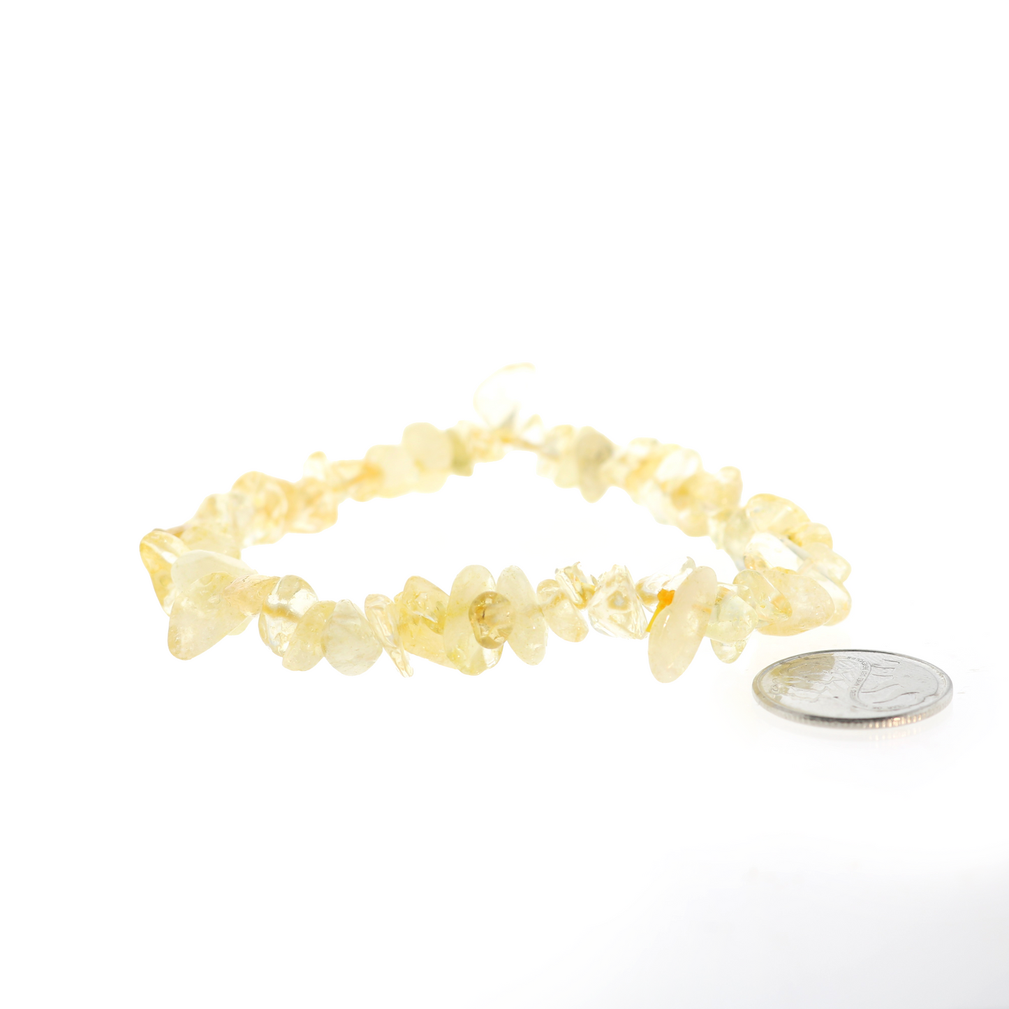 Citrine crystal bracelet for manifestation, prosperity and positive energy