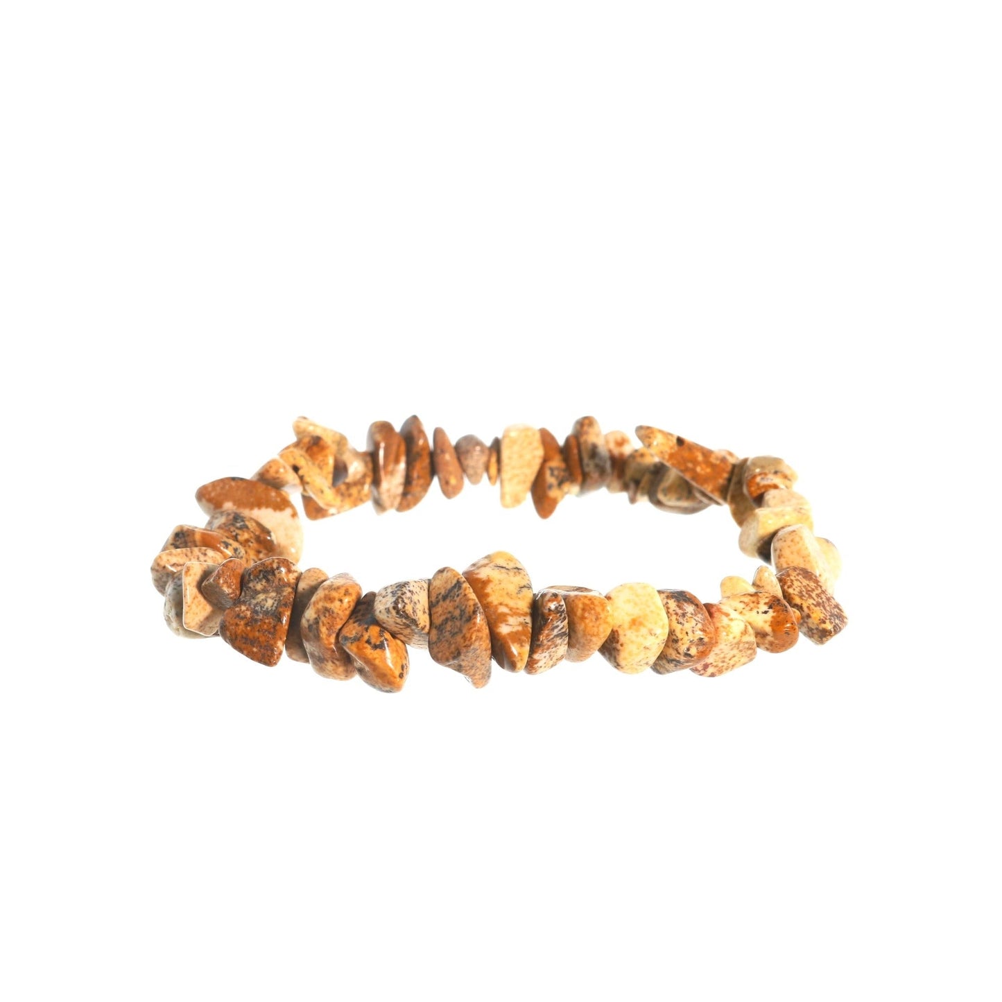 Natural picture jasper healing bracelet for connection to the earth