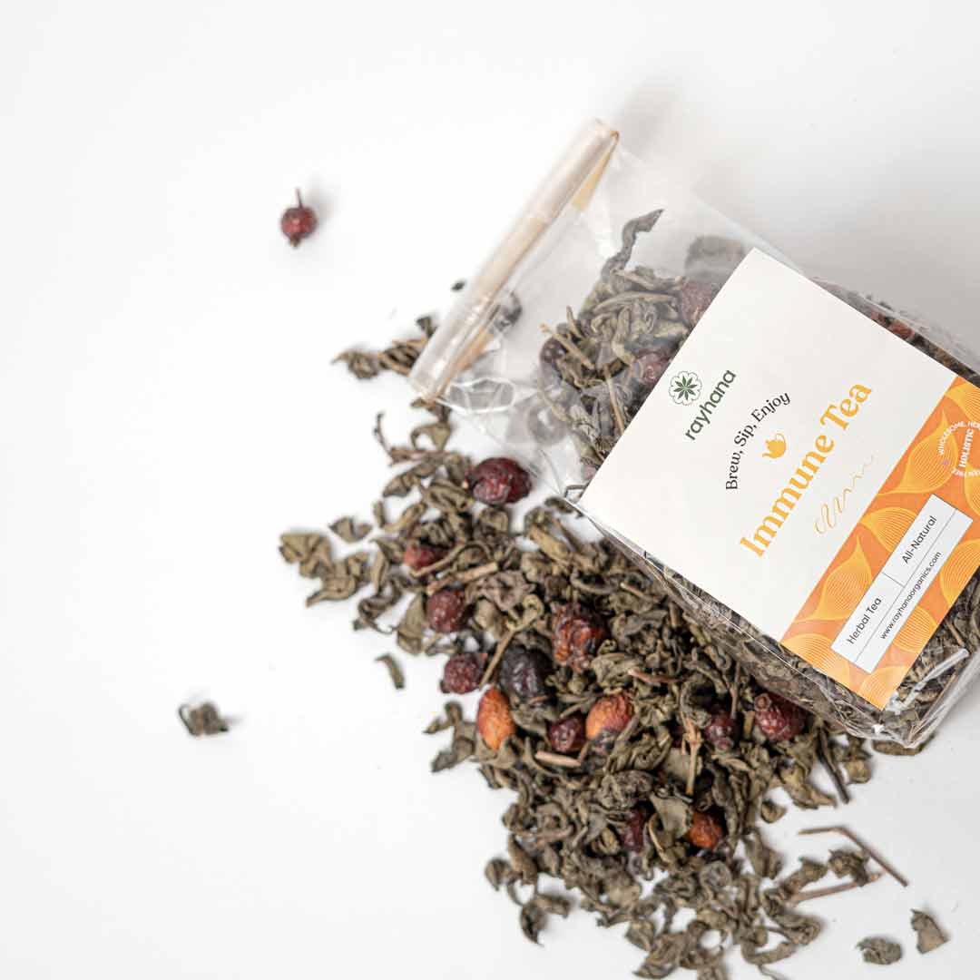 Loose leaf immune herbal tea — powerful botanical blend for daily immunity and natural wellness support
