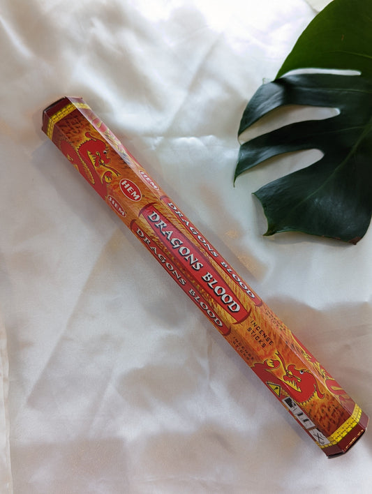 Protective and empowering dragon's blood incense for strength and spiritual protection