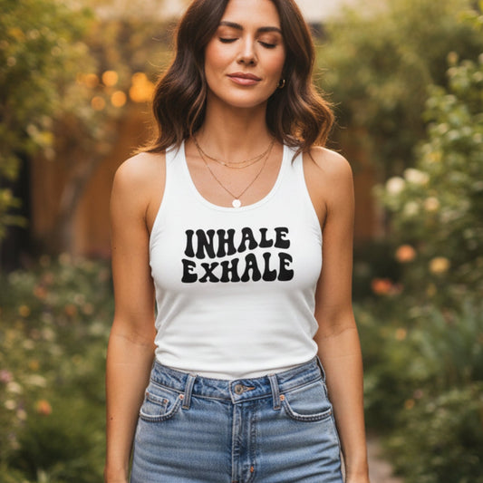 Inhale Exhale Yoga Tank Top - Best Life Apparel
