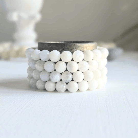 Intuition & New Beginnings Bracelet for Women — Moonstone Crystal | Feminine Energy & Emotional Balance - Best Life Apparel