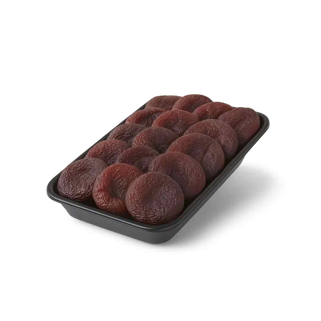 Turkish jumbo black dried apricots by Rayhana Organics — rich sun-dried superfood for natural energy and wellness