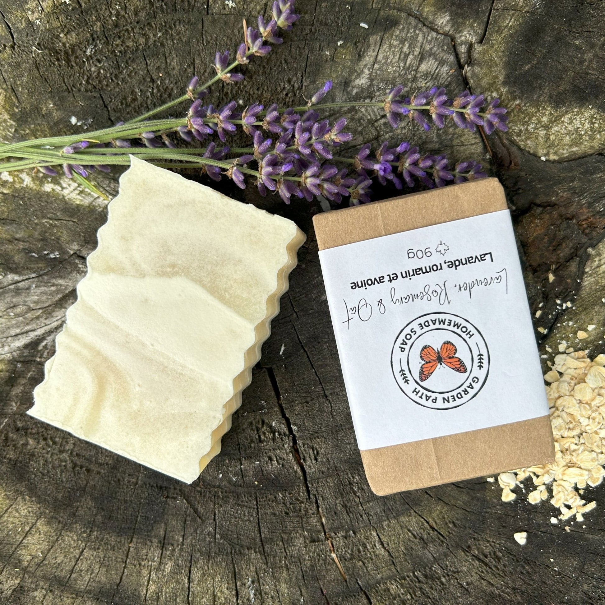 Lavender Rosemary Oatmeal Bar Soap | Natural Exfoliating Soap with Essential Oils - Best Life Apparel