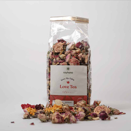 Love Tea – Mixed Rose Petals & Buds Herbal Tea - by Rayhana Organics - Best Life Apparel