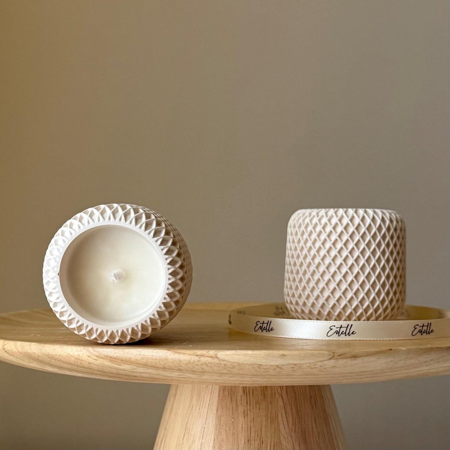 Mesh Jar Soy Candle | Jesmonite Vessel - Best Life Apparel