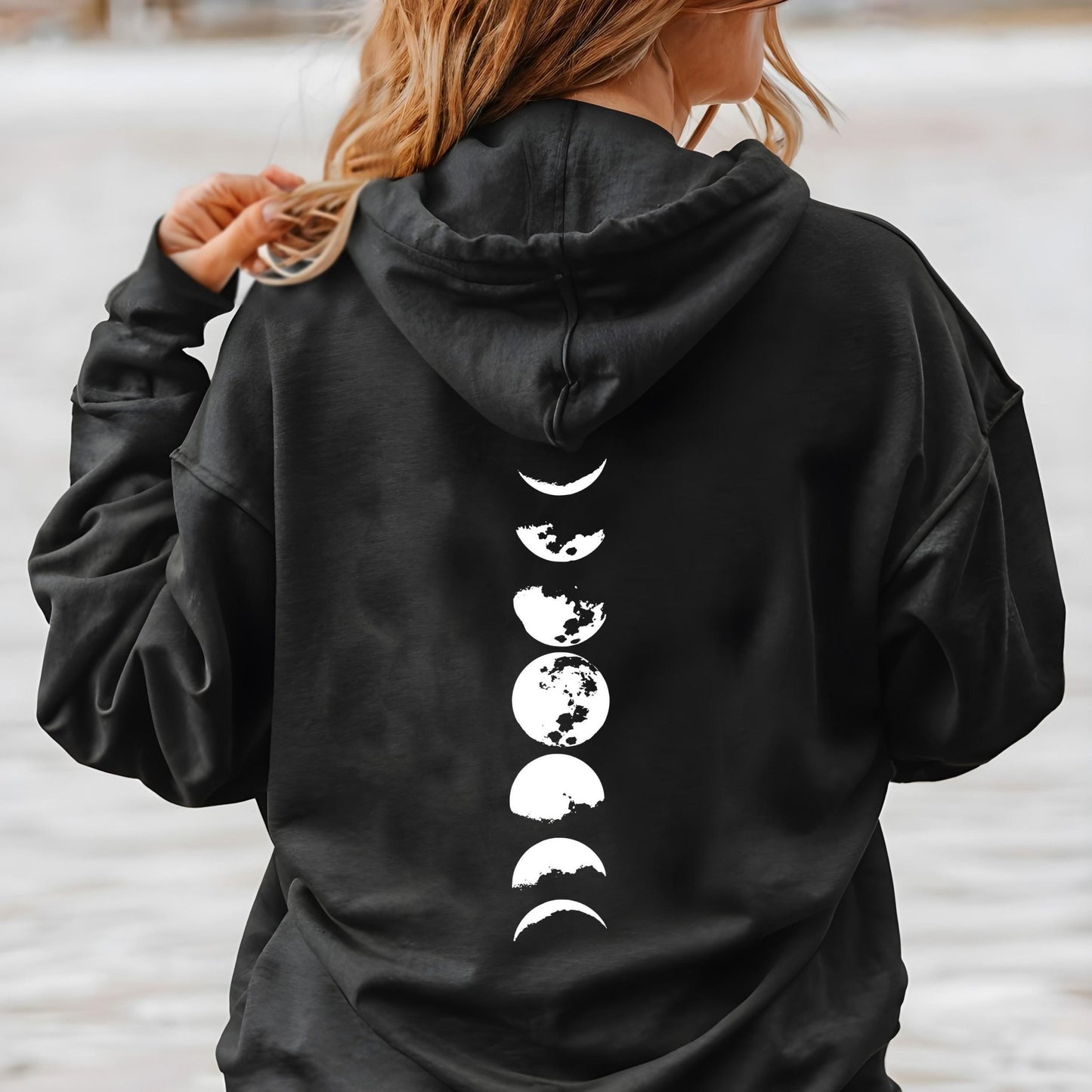 Moon Phases Hoodie - Its Only A Phase - Best Life Apparel
