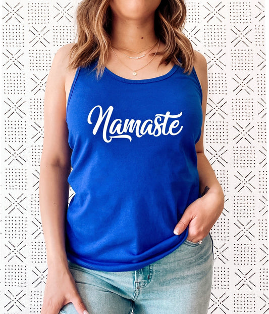 Namaste Racerback Tank Top - Best Life Apparel