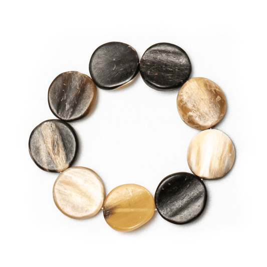 Natural Horn Disc Bracelet - Best Life Apparel
