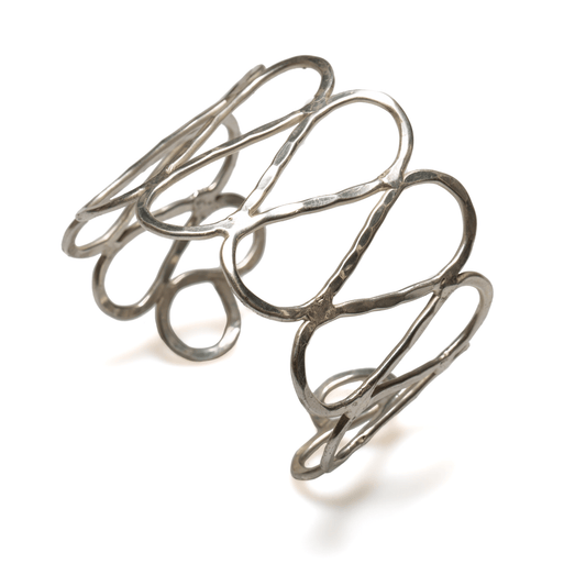 Open Loop Metal Cuff - Silver Colour - Best Life Apparel