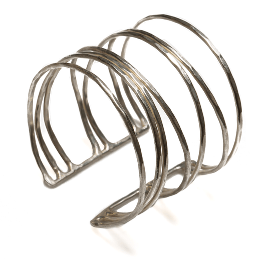 Open Strand Metal Cuff - Silver Color - Best Life Apparel