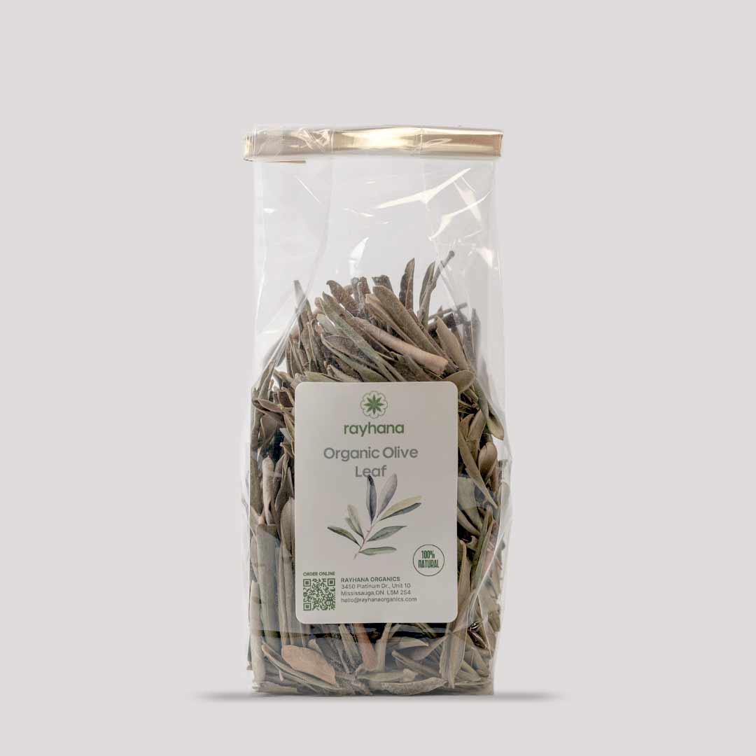 Organic Olive Leaf Tea – Dried Whole Leaves - By Reyhana Organics - Best Life Apparel