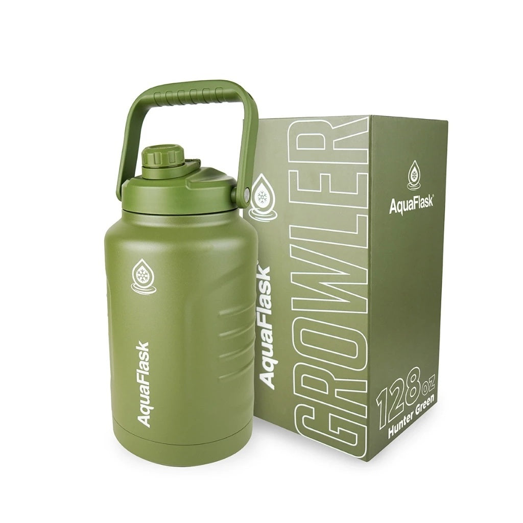army green Massive AquaFlask Original 128oz for gym, office and all-day hydration