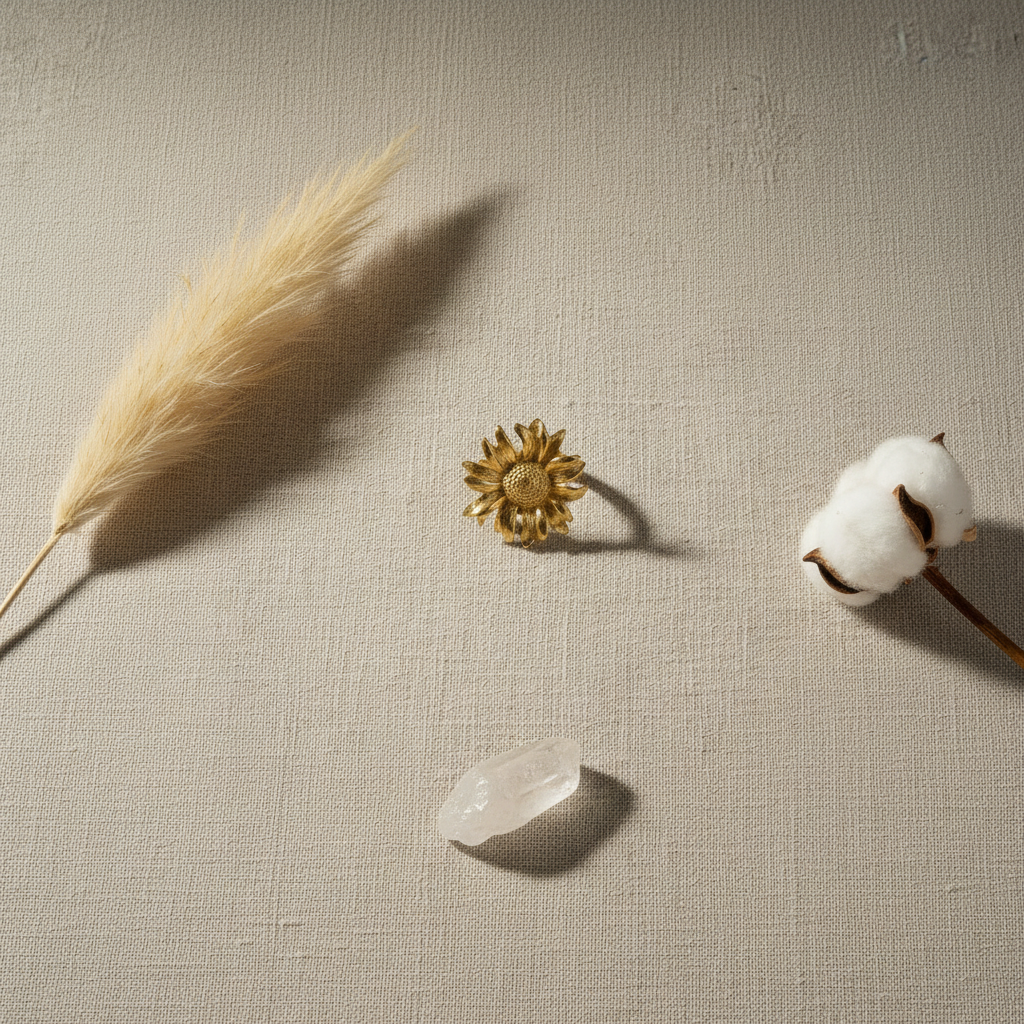 Handcrafted gold flower ring — tarnish-resistant bohemian jewelry from Bali