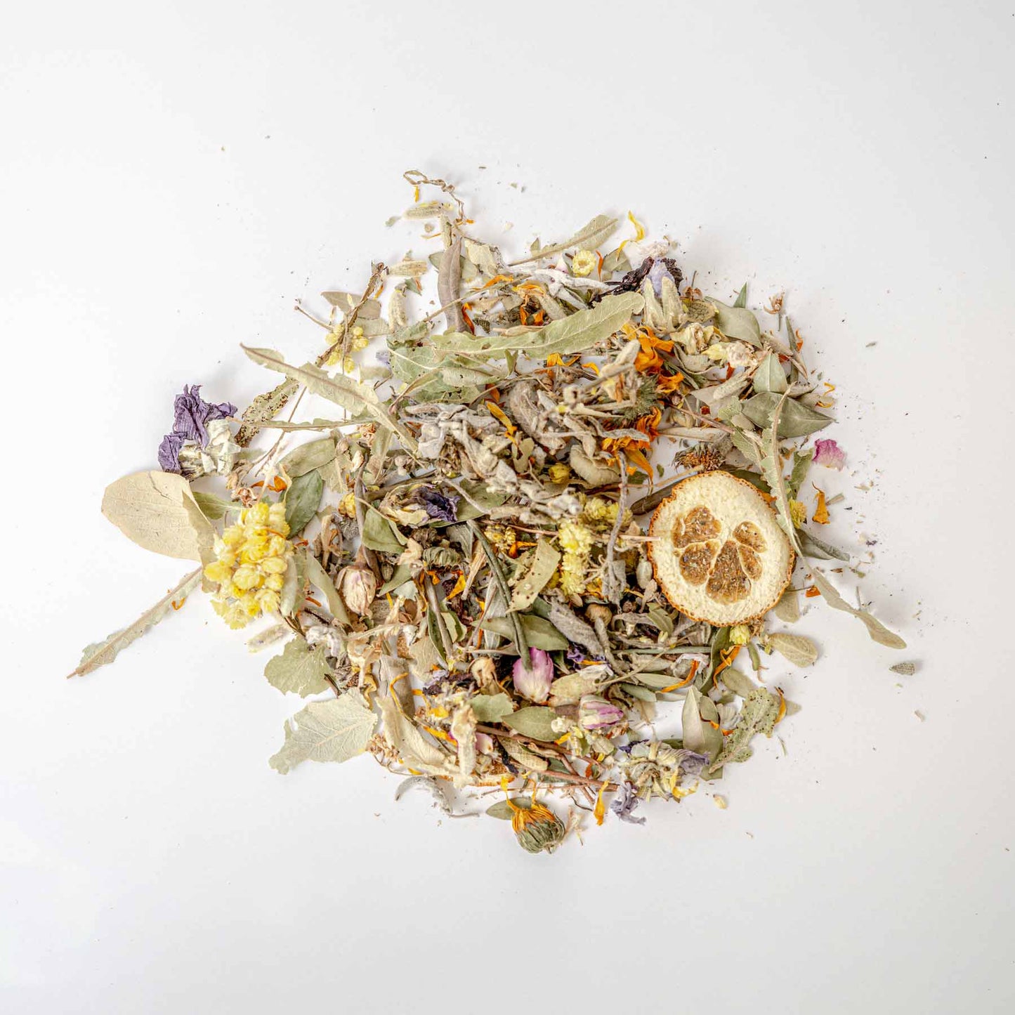 Loose leaf winter wellness tea by Rayhana Organics — spiced herbal blend for cold weather comfort