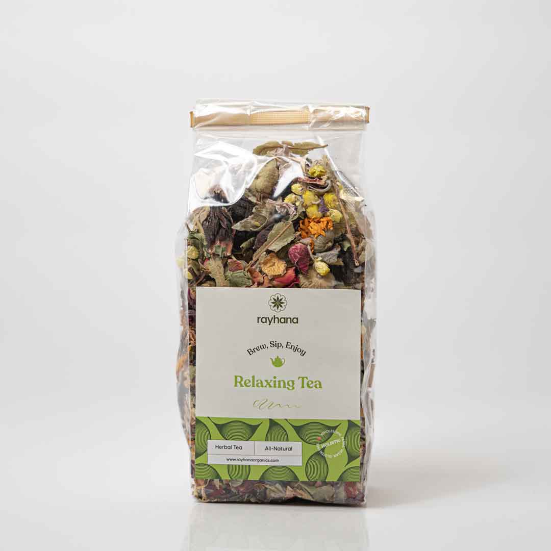 Relaxing Tea – Floral Herbal Comfort Blend - By Rayhana Organics - Best Life Apparel