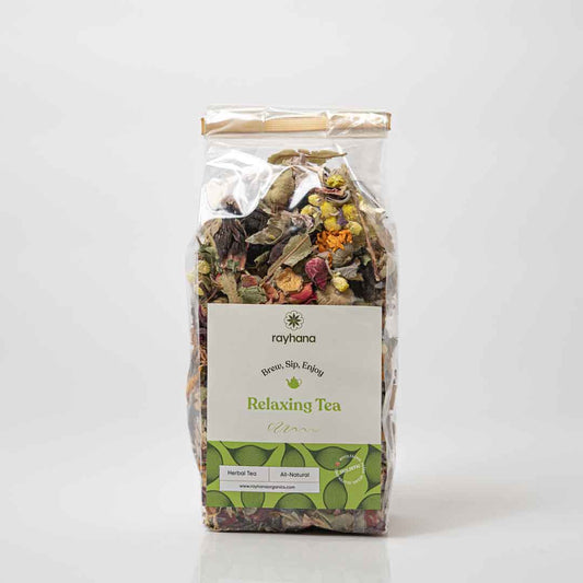 Relaxing Tea – Floral Herbal Comfort Blend - By Rayhana Organics - Best Life Apparel