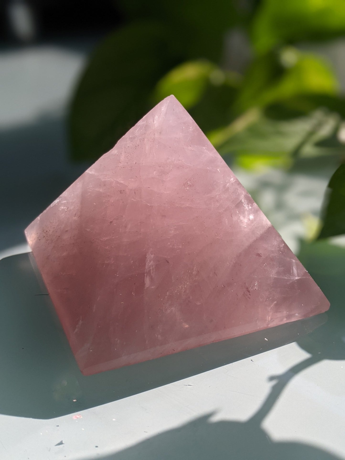 Rose Quartz Pyramid - Best Life Apparel