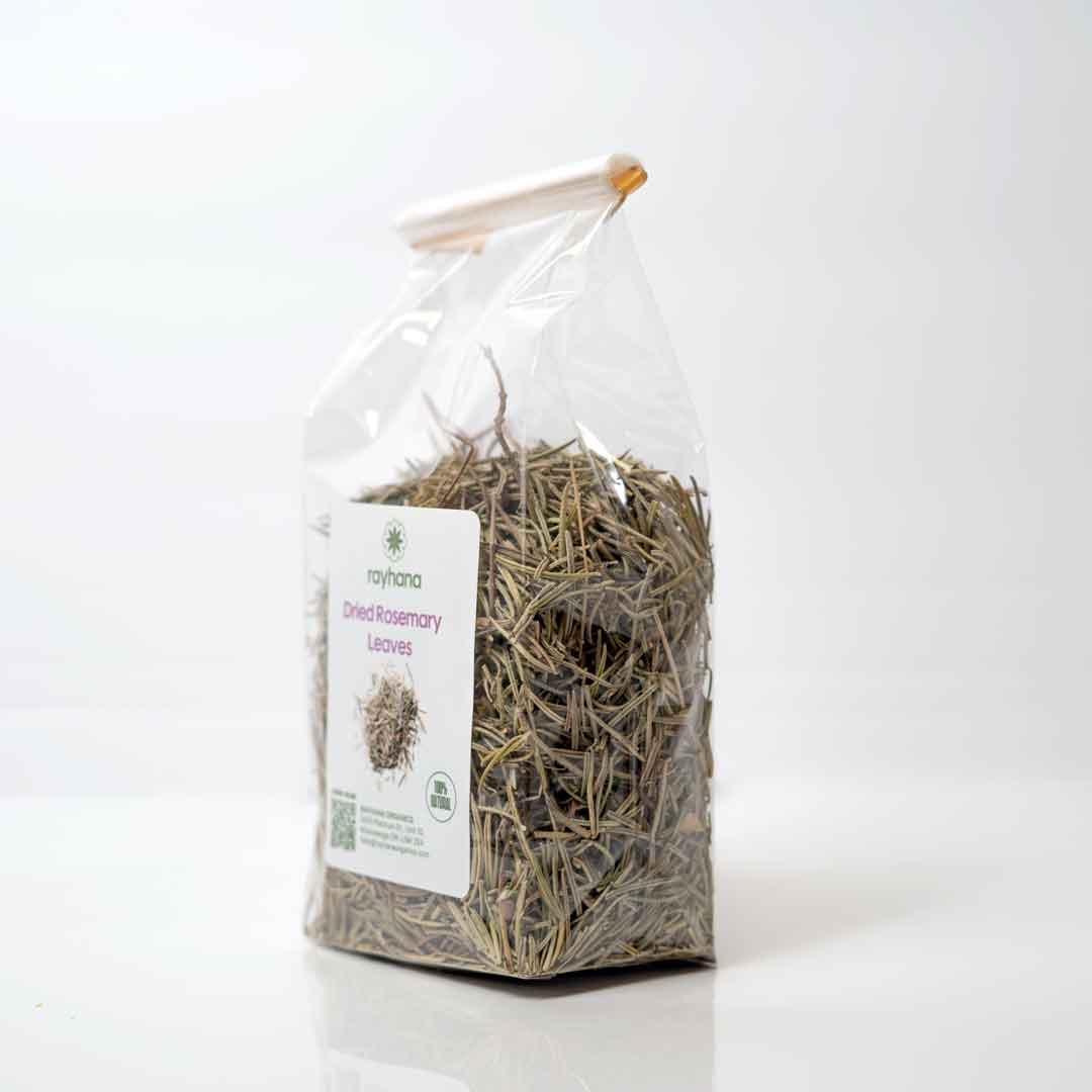 Dried rosemary loose leaf tea by Rayhana Organics — fragrant herb for natural wellness and cooking