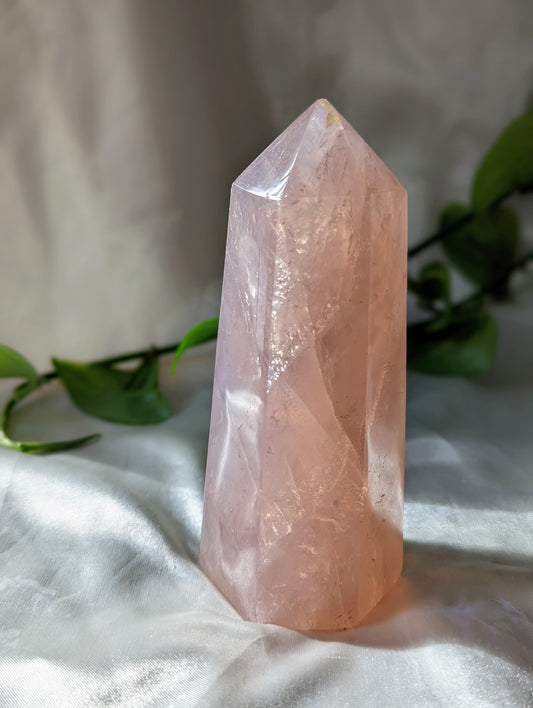 Heart-healing rose quartz generator for amplifying self-love and compassionate energy