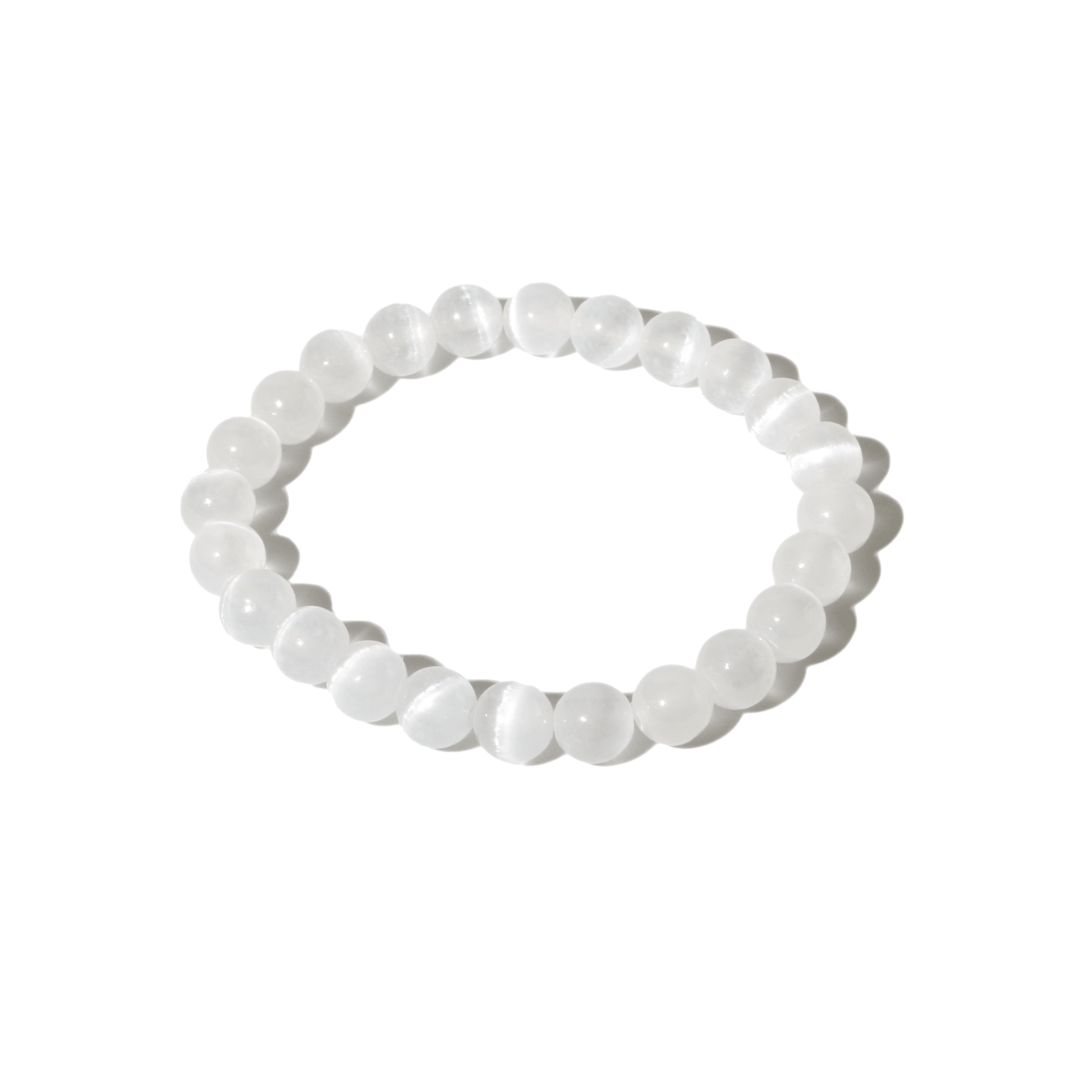 Selenite Round Bracelet - 8mm - Best Life Apparel
